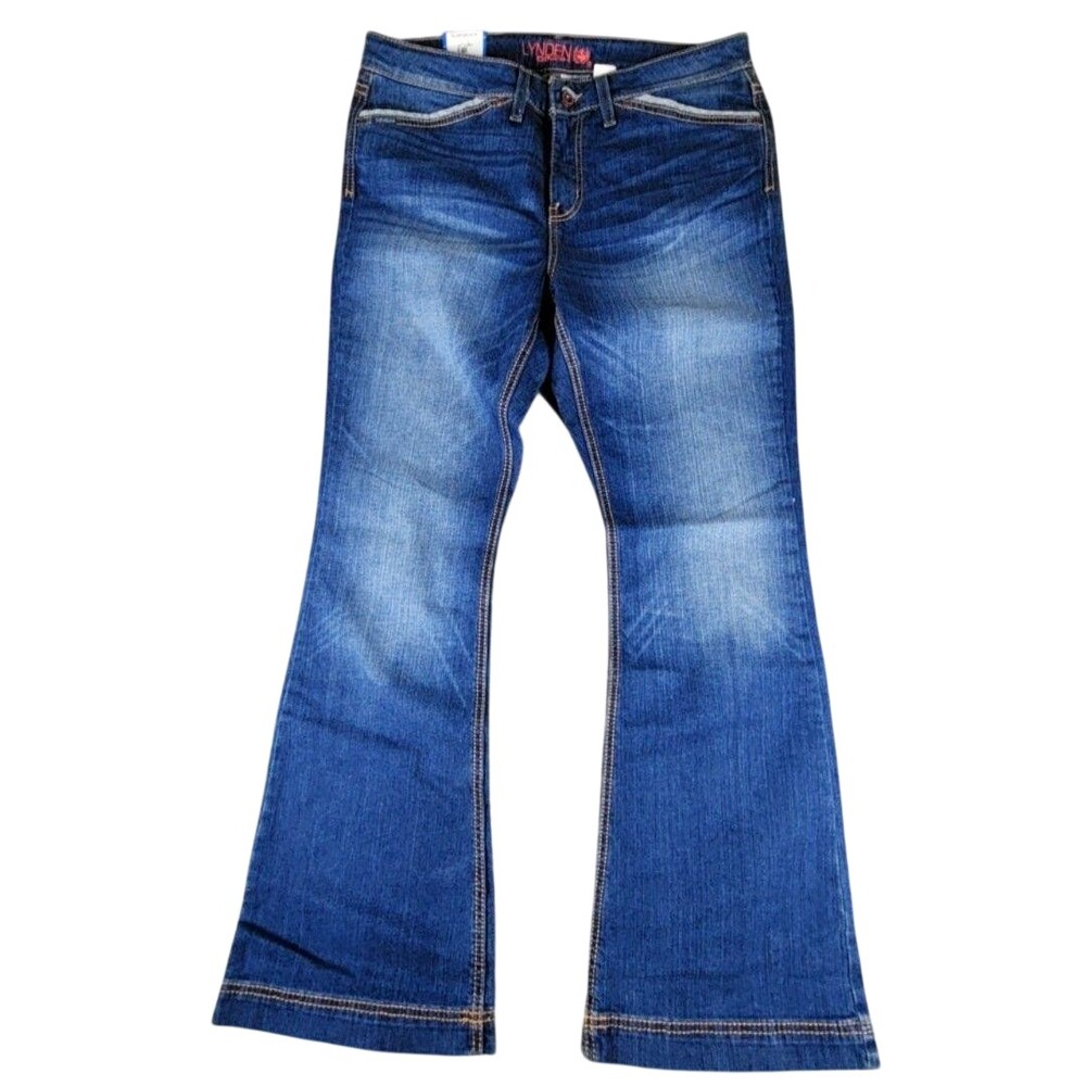 NWT Cinch Lynden Jeans 33 15R Blue Moderate Rise Slim Trouser Denim Stretch